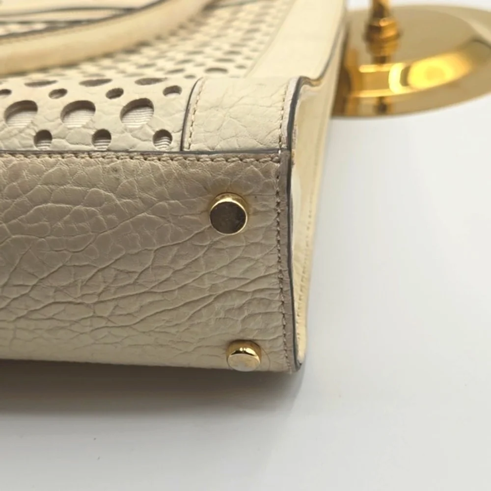 KATE SPADE Perri Lane Lynne Tote Ivory Leather